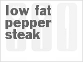 recipe for low fat pepper steak