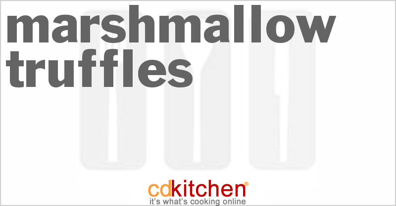 Marshmallow Truffles - CDKitchen.com