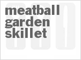 recipe for meatball garden skillet