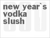 recipe for new year's vodka slush