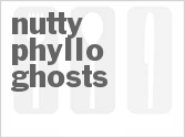 recipe for nutty phyllo halloween ghosts
