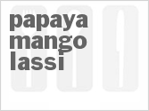 recipe for papaya mango lassi