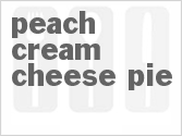 Peach Cream Cheese Pie image