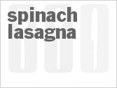 recipe for spinach lasagna