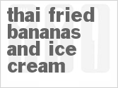 recipe for thai fried bananas and ice cream
