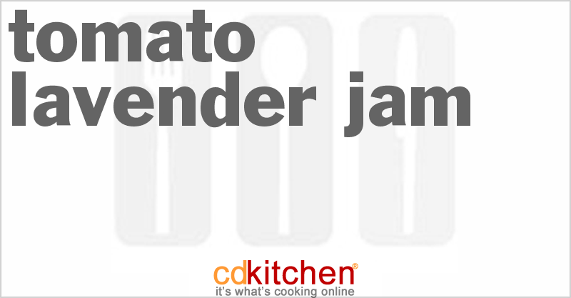 Tomato Lavender Jam - CDKitchen.com