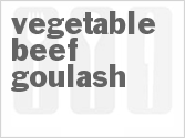 recipe for vegetable beef goulash