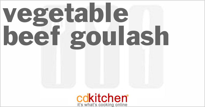Vegetable Beef Goulash - CDKitchen.com