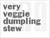 recipe for very veggie dumpling stew