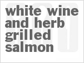 recipe for white wine and herb grilled salmon
