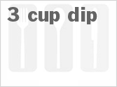 recipe for 3 cup dip