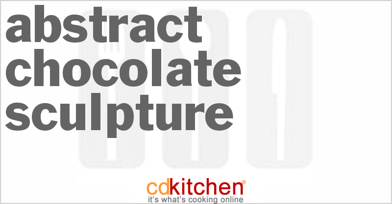 Abstract Chocolate Sculpture - CDKitchen.com