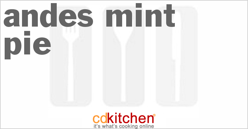 Andes Mint Pie - CDKitchen.com
