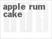 recipe for apple rum cake