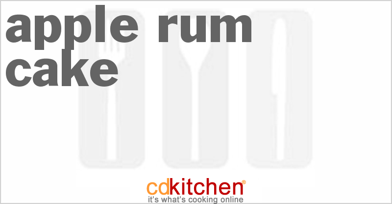 Apple Rum Cake - CDKitchen.com