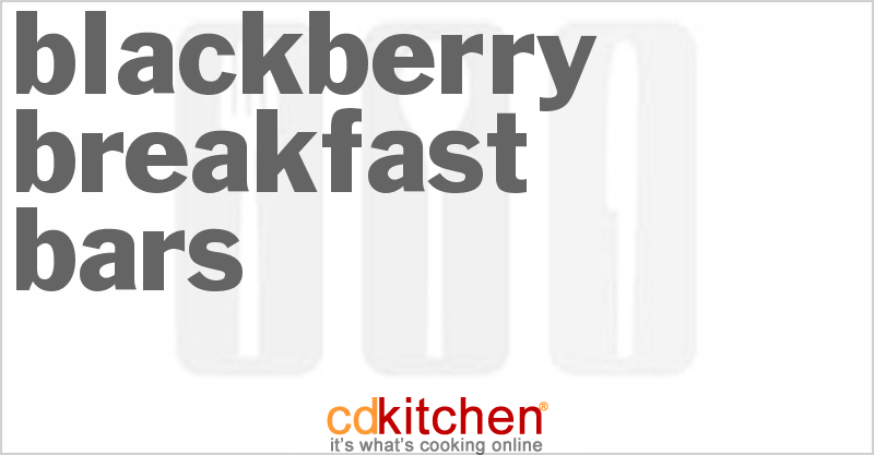 Blackberry Breakfast Bars - CDKitchen.com