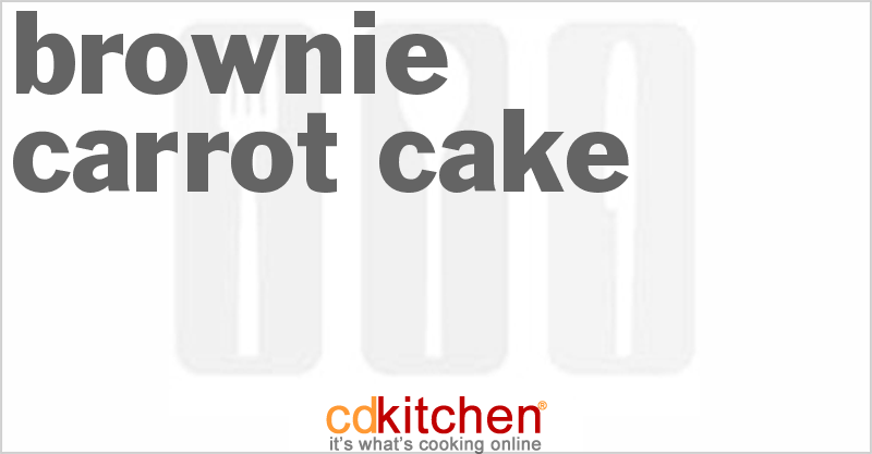 Brownie Carrot Cake - CDKitchen.com