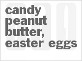 recipe for candy peanut butter, easter eggs