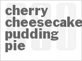 recipe for cherry cheesecake pudding pie