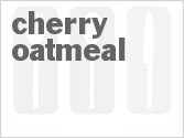 recipe for slow cooker cherry oatmeal