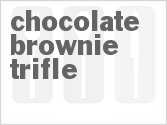 recipe for chocolate brownie trifle