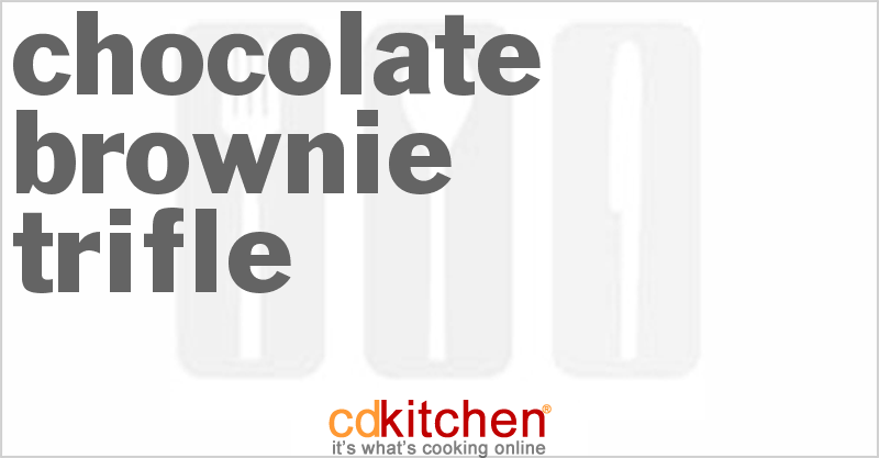 Chocolate Brownie Trifle - CDKitchen.com