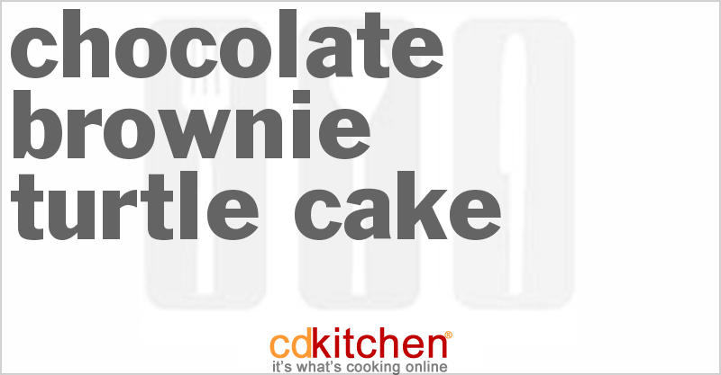 Chocolate Brownie Turtle Cake - CDKitchen.com