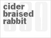 recipe for cider-braised rabbit