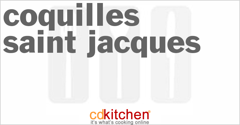 Coquilles Saint-Jacques - CDKitchen.com