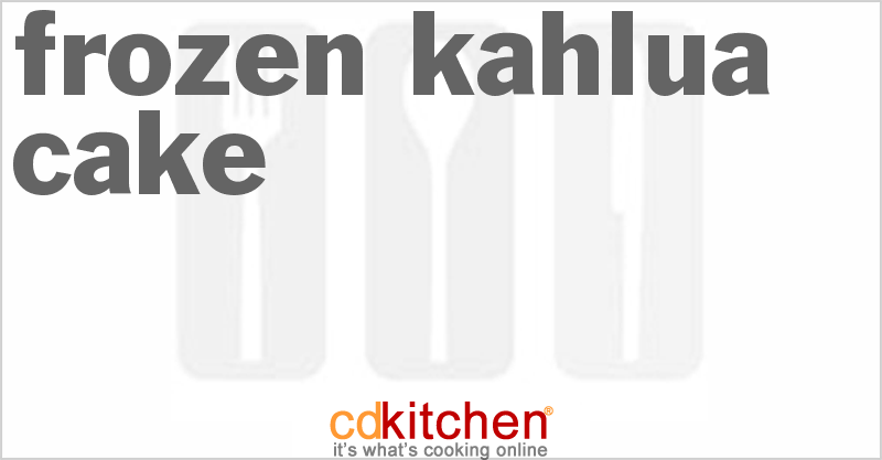 Frozen Kahlua Cake - CDKitchen.com