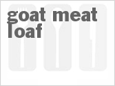 recipe for goat meat loaf