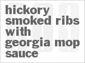 recipe for hickory-smoked ribs with georgia mop sauce