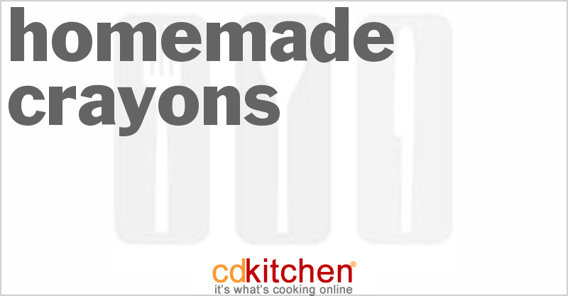 Homemade Crayons Recipe | CDKitchen.com