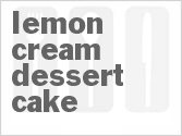recipe for lemon cream dessert cake