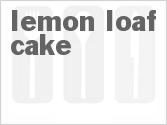 recipe for lemon loaf cake