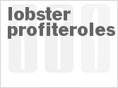 recipe for lobster profiteroles