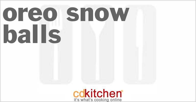 Oreo Snow Balls - CDKitchen.com