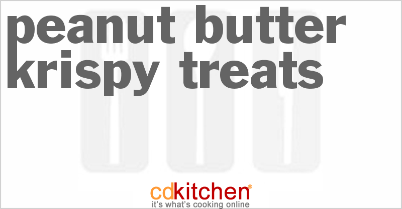 Peanut Butter Krispy Treats - CDKitchen.com