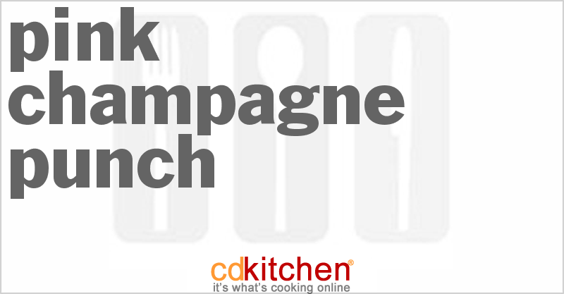 Pink Champagne Punch - CDKitchen.com