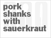 recipe for slow cooker pork shanks with sauerkraut