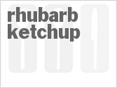 recipe for rhubarb ketchup
