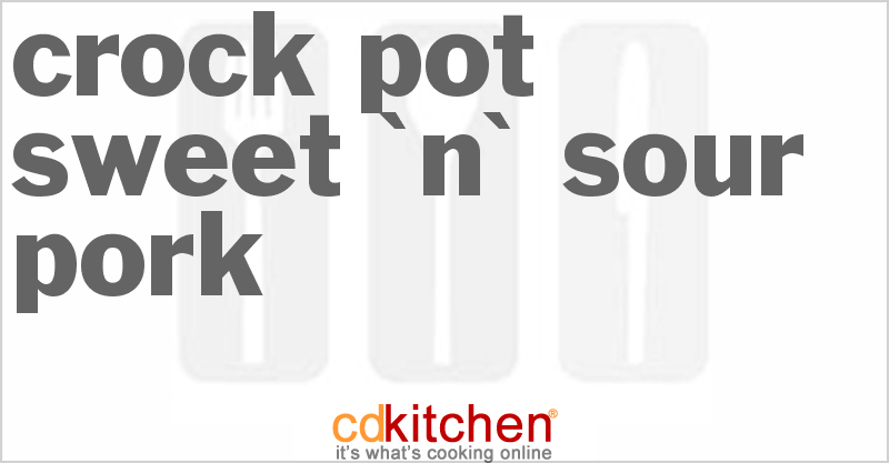 Sweet 'n' Sour Pork - CDKitchen.com