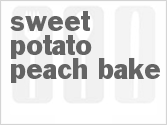 recipe for sweet potato peach bake