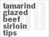 recipe for tamarind glazed beef sirloin tips