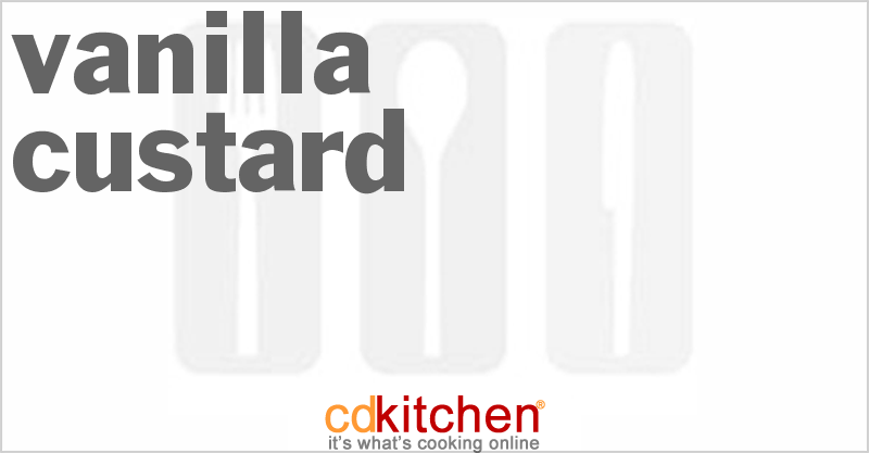 Vanilla Custard - CDKitchen.com