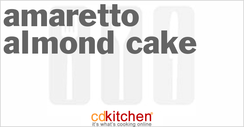 Amaretto-Almond Cake - CDKitchen.com