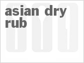 recipe for asian dry rub