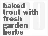 recipe for baked trout with fresh garden herbs