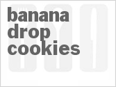 recipe for banana drop cookies
