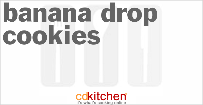 Banana Drop Cookies - CDKitchen.com